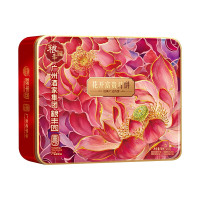 广州酒家 粮丰园 花开富贵月饼礼盒500g