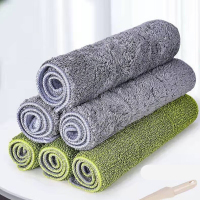 平板拖布头5片装,双面,加厚,36*28CM