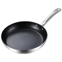 平底锅不沾煎锅,40cm,商用钢柄