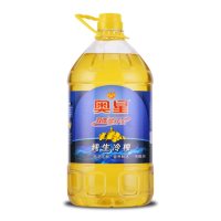 襄阳奥星双低纯生冷榨菜籽油5L装
