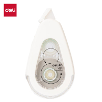 得力白色简约款软硅胶耐摔修正带3只装60米 VR85 软硅胶耐摔60M