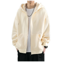 秋冬季开衫连帽卫衣男士 深灰[常规] 3XL[建议210-240斤