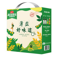 海天 薄盐礼盒 生抽酱油500ml*2+蚝油520g+料酒500ml