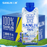 泰国原装进口100%椰子水330ml*12瓶