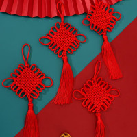 中国结新年装饰乔迁挂件4个装手编客厅挂饰10盘