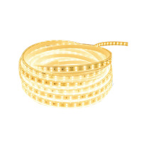 LED灯带 220v金黄 太阳能灯带户外防雨超亮软灯带