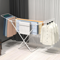 晾衣架落地户外晒衣架双翼晾衣杆室内衣服挂架衣架毛巾架171cm