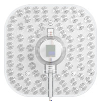 1ed吸及顶灯灯芯 12W白光 改造替换灯板LED灯盘贴片磁吸灯条替换模组