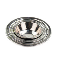 不锈钢码斗特厚不锈钢小盆 配菜小盆 不锈钢马斗码兜调料盆 不锈钢碗 14cm