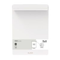 得力 纽赛NS501发泡PP加宽单板夹(瓷白)(个)