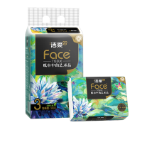 洁柔 抽纸 艺术油画Face 4层/100抽/3包 BR070-03N (单位:箱)