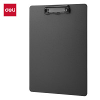 得力 硬质书写板夹-灰色PE122