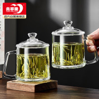 青苹果 玻璃杯,带手柄 350ML 两只装