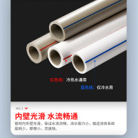 PPR水管 6分25冷热水通用管自来水白色热熔管[2.5MPa壁厚4.2mm]2米