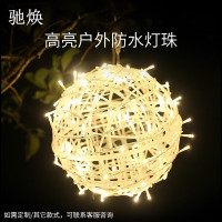 led藤球灯 满天星彩球挂树灯 20cm暖色