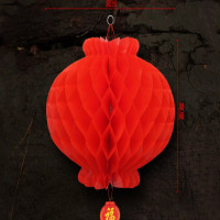 装饰小灯笼 元旦新年大红小纸灯笼