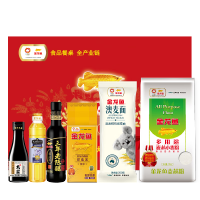 金龙鱼“福遇锦鲤”大礼包A 1700g+1100ml 粮油套餐