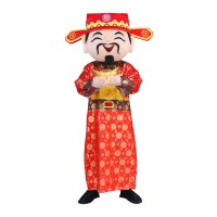 财神服装 均码,红帽喜财神