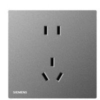 正五孔插座 10只装 暗装插座套装 蕴逸深灰银