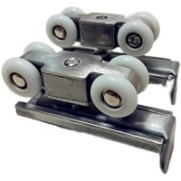 衣柜推拉吊轨滑轮 不锈钢 4轮