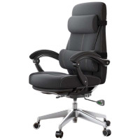 恒林 Boss电脑椅 商务老板椅 可躺午休办公椅 高档轻奢转椅人体工学设计 升级黑色弹性布 单位:把