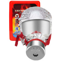 面具 防烟面罩 防毒过滤式消防自救呼吸器逃生TZL30硅胶款