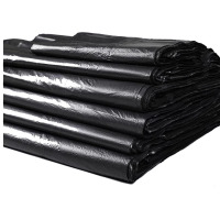 大号加厚垃圾袋 平口垃圾袋黑色120*140cm50只2.2丝加厚款大号