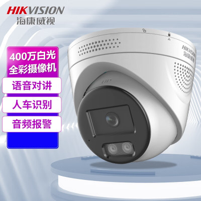 监控摄像头 海康威视 HIKVISION DS-2CD3346FWDA4-LS 4mm 彩色 400 硬盘