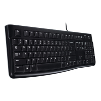 罗技/Logitech K120 薄膜键盘 USB 2.0 黑色系 98
