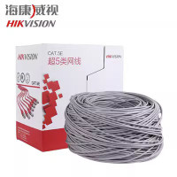 海康威视/HIKVISION DS-1LN5E-S/E 305 灰色 非屏蔽网线