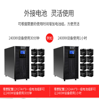 山克 SR6KS UPS电源 机架式 6KVA 4.8KW