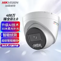 海康威视(HIKVISION)监控摄像头400万超高清公司手机远程全彩AI人车侦测3347SWDV3-L 2.8MM