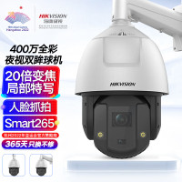 海康威视/HIKVISION监控摄像头400万2K高清臻全彩双眸云台旋转人脸抓拍变焦球机iDS-2DC7S420MW-A