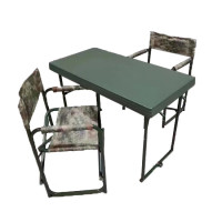美电贝尔(AEBELL)迷彩作训折叠椅 1桌2椅 BL-XBZW-7GW