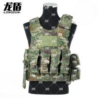 龙盾新型战斗马甲战术背心快拆装具涤纶军迷装备丛林 [丛林星空]11件套