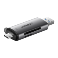 绿联/UGREEN 读卡器 50705 USB3.0,Type-C SD卡 蓝色 1个