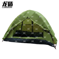 龙盾 冬夏两用帐篷单B户外野营救灾救援四季通用棉帐篷2*2m