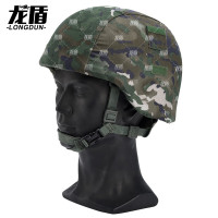 龙盾 新式凯夫拉钢盔套战术头盔帽套15通用训练防护头盔罩水墨云纹夏