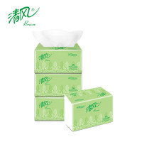 清风抽纸48包双层200抽商用家用餐厅用纸整箱批发BR38AE1