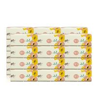 清风繁花系列3层100抽24包装软抽纸 AR62TMS3X4