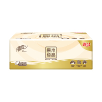 清风 原木纯品抽纸6包单提 3层 100抽/包 6包/提 卫生纸餐巾纸 经典款