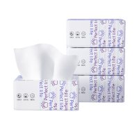艾逸瑶选原生木浆完美生活亲肤软抽纸360张4包AYYX038-4