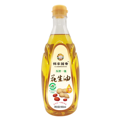 邻家饭香 压榨一级花生油 兰考花生压榨 980ml/瓶 LJFX62