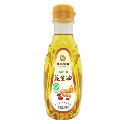 邻家饭香 压榨一级花生油 兰考花生压榨 300ml/瓶 LJFX27