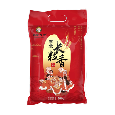 邻家饭香 中秋送礼东北大米长粒香米 500g/袋 LJFX13-C