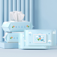 费雪(Fisher Price) 婴儿湿巾80抽/包 4包/提 FP-ZJD702