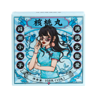 茯济堂原创核桃丸108g核桃仁黑芝麻木糖醇即食坚果零食独立包装