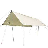 徽羚羊云沐户外大号六角露营野营天幕便携遮阳棚 涂银 4.5*4.5m 流沙金