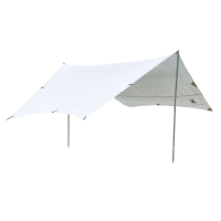 徽羚羊云沐户外大号六角露营野营天幕便携遮阳棚 涂银 4.5*4.5m 流沙金