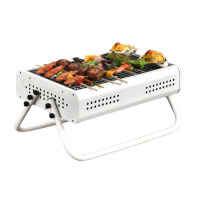 徽羚羊 云炙烤火炉户外庭院烤火盆取暖炉 室内烧烤炉家用围炉煮茶可折叠手提烧烤炉 白色